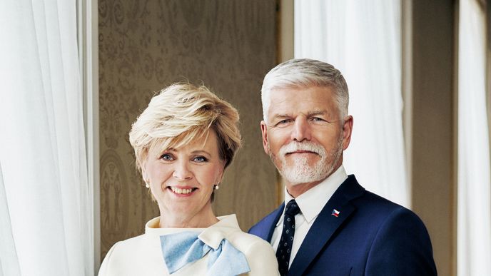 Oficiální portrét prezidentského páru