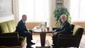 Prezident Petr Pavel přijal na Hradě Andreje Babiše (8.5.2026) Prezident Petr Pavel přijal na Hradě Andreje Babiše (8.5.2026)