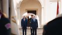 Prezident Petr Pavel jednal s Pellegrinim a Van der Bellenem ve Slavkově u Brna (březen 2025) Prezident Petr Pavel jednal s Pellegrinim a Van der Bellenem ve Slavkově u Brna (březen 2025)
