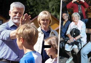 Prezident Pavel na dovolené: S manželkou Evou navštívil dětský tábor, s kancléřkou festival v Trutnově