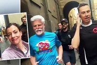 Pavlův běh centrem Prahy: S finským prezidentem, úspěšnou běžkyní i esem ze Sparty