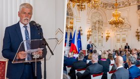 Petr Pavel na setkání s velvyslanci (25. 8. 2026)