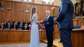 Petr Pavel posedmé při jmenování profesorů a profesorek v Karolinu (1.6.2026)