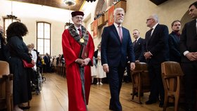 Petr Pavel posedmé při jmenování profesorů a profesorek v Karolinu (1.6.2026)