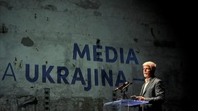 Petr Pavel na konferenci Českého rozhlasu Média a Ukrajina