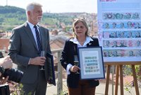 Pavel křtil známku s Drábovou: Dojemná slova partnerky Markéty. A pocta od prezidenta