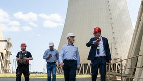 Prezident Petr Pavel na návštěvě jaderné elektrárny Temelín (19.6.2025)