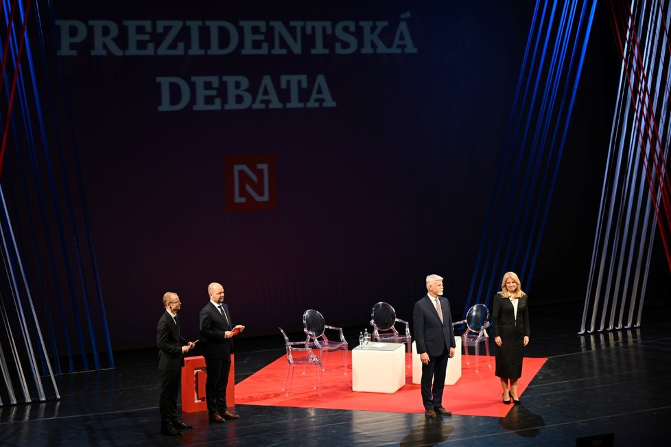 Prezident Pavel během návštěvy Slovenska: Prezidentská debata se Zuzanou Čaputovou ve Slovenském národním divadle