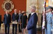 Prezident Petr Pavel na Hradě při jmenování ústavních soudců