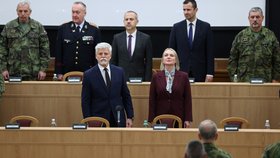 Velitelské shromáždění Armády ČR za účasti prezidenta Pavla, ministryně v demisi Černochové i náčelníka Řehky(25.11.2025)