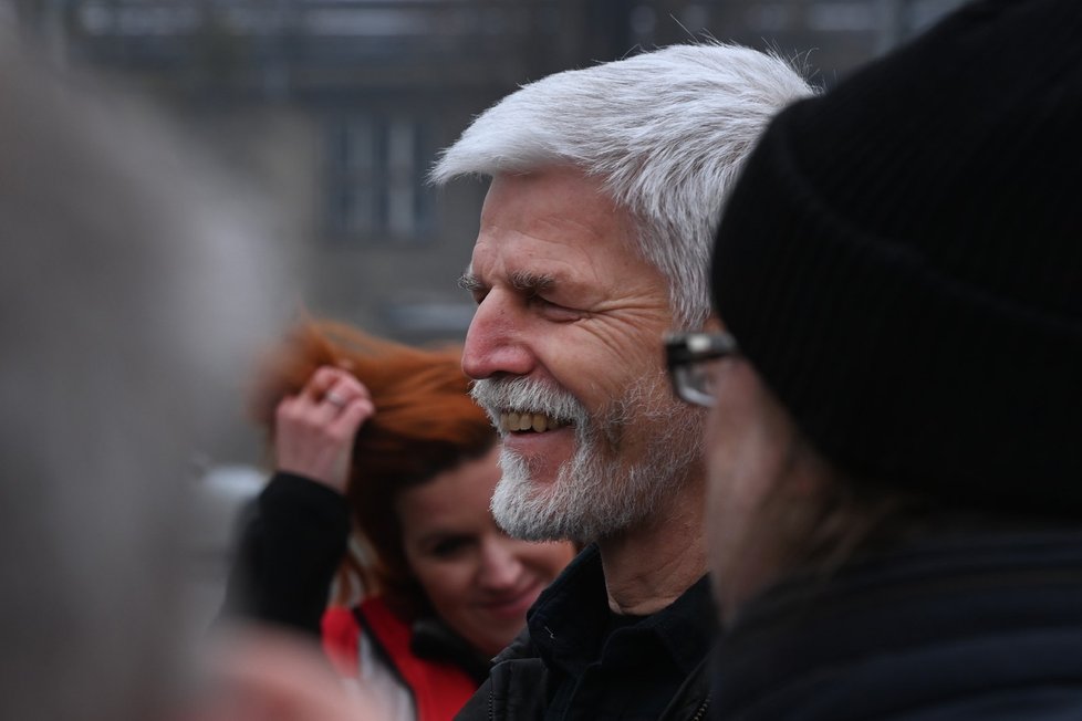 Petr Pavel během návštěvy ostravských oceláren (20. 1. 2023)