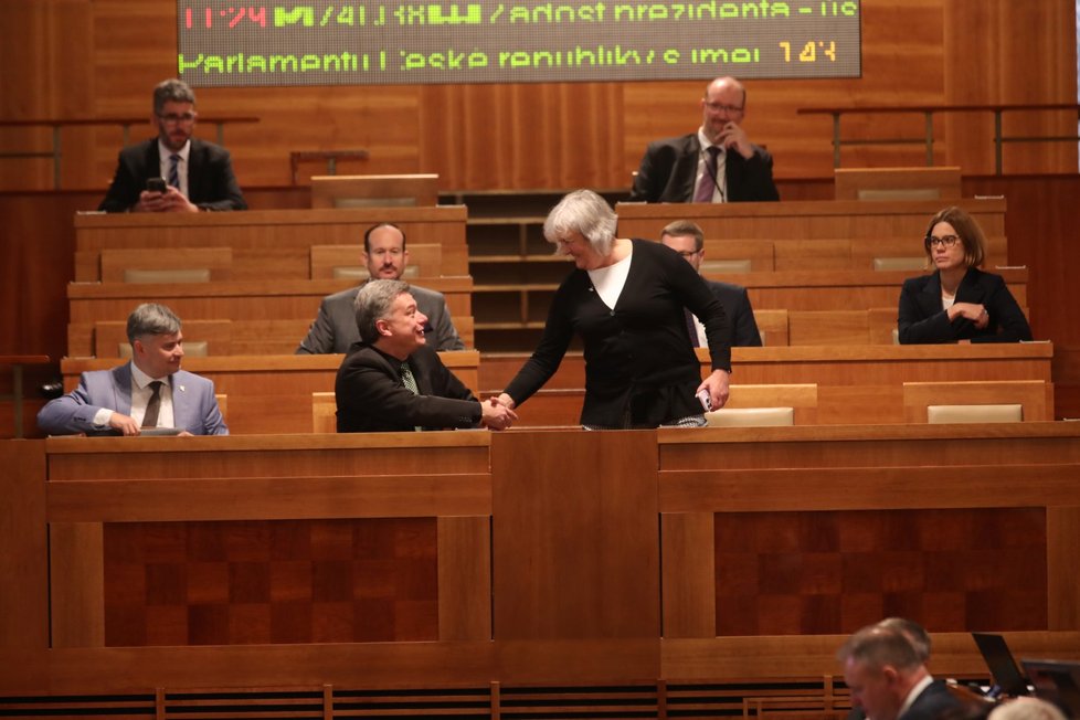 Petr Pavel navštívil Senát kvůli nominaci Simona na Ústavního soudce (18.10.2023)