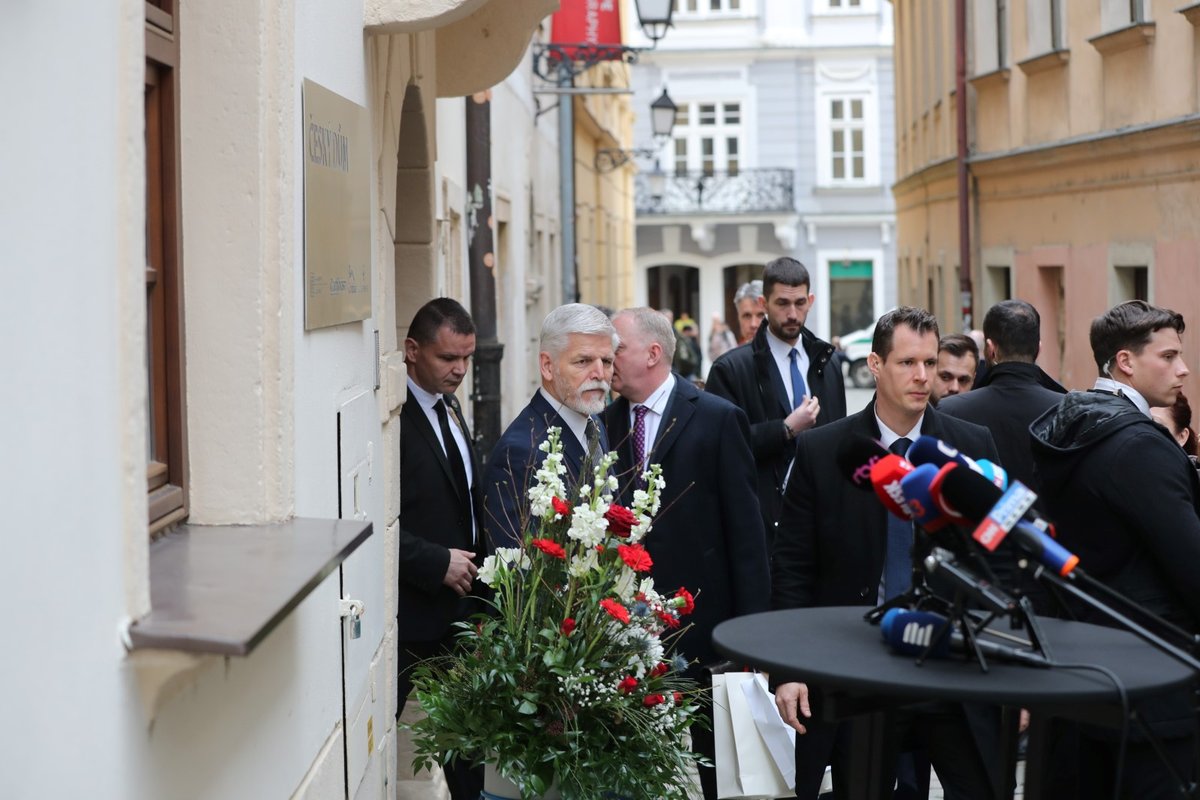 Prezident Petr Pavel na Slovensku: Závěrečná tisková konference (14.3.2023ú