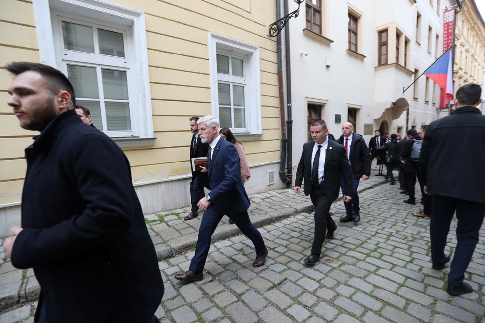 Prezident Petr Pavel na Slovensku: Závěrečná tisková konference (14.3.2023)