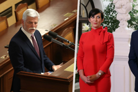 Prezident Pavel poprvé ve Sněmovně: Vítala ho Pekarová, před poslanci přednesl projev