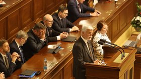 Prezident Petr Pavel ve Sněmovně