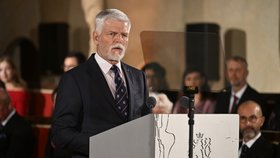 Prezident Petr Pavel během udílení státních vyznamenání 2026 (28.10.2026)