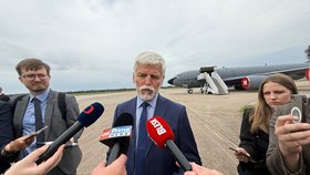 Petr Pavel v Nebrasce: Tiskový brífink prezidenta na zákaldně Národní gardy (24.9.2026)