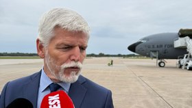 Petr Pavel v Nebrasce: Tiskový brífink prezidenta na zákaldně Národní gardy (24.9.2026)