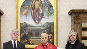 Prezident Petr Pavel s první dámou u papeže ve Vatikánu (19.1.2026)