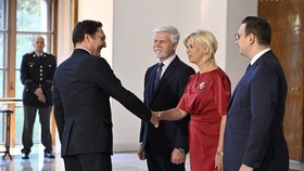 Prezident Petr Pavel se při příležitosti státního svátku 28. října setkal se zahraničními diplomaty působícími v Praze (27.10.2023).