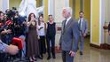 Prezident Petr Pavel po jednání s vládou. (8.6.2026) Prezident Petr Pavel po jednání s vládou. (8.6.2026)