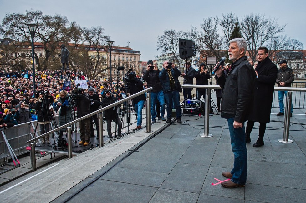 Petr Pavel v Brně (20. 1. 2022)