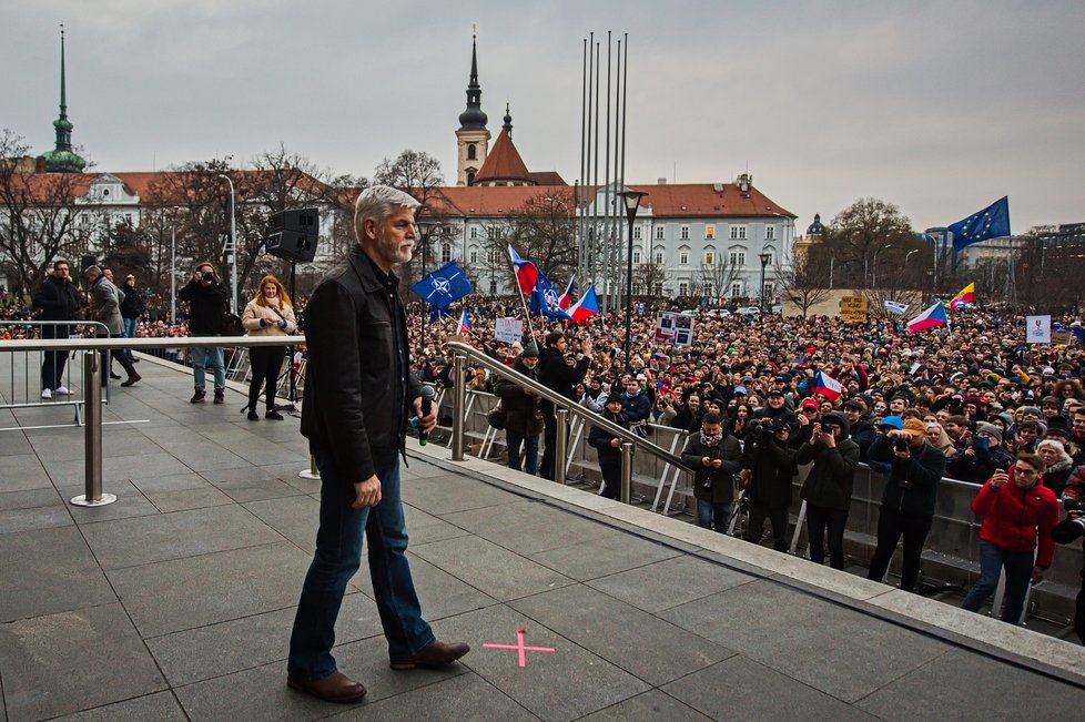 Petr Pavel v Brně (20. 1. 2022)