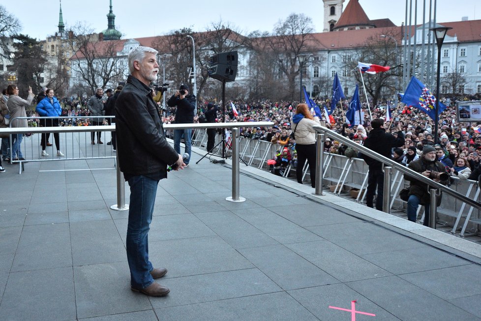 Petr Pavel v Brně (20. 1. 2022)