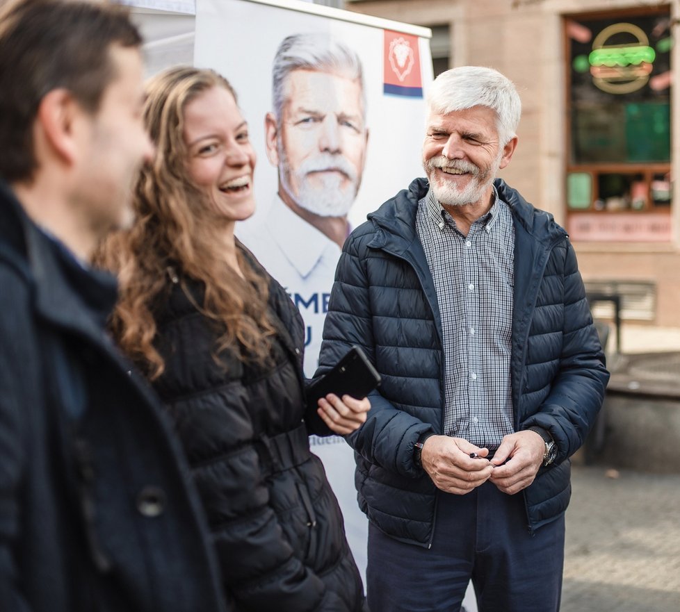 Prezidentské volby 2023: Petr Pavel během kampaně.