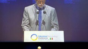 Prezident Petr Pavel na Konferenci o obnově Ukrajiny v Římě (10. 7. 2025)