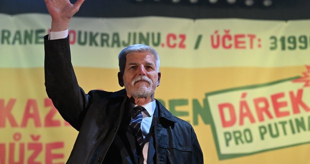 Koncert na podporu Ukrajiny v rámci akce nazvané Vidíme jasně, co je třeba udělat k ročnímu výročí ruského vpádu na Ukrajinu, 25. února 2023, Praha.