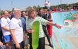 Prezident Petr Pavel si v Jihlavě vyzkoušel i skateboard. (25.5.2023)