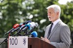 Prezident Petr Pavel na tiskové konferenci ke 100 dním v úřadu (15. 6. 2023)