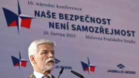 Prezident Petr Palve na konferenci Naše bezpečnost není samozřejmost (20. 6. 2023)