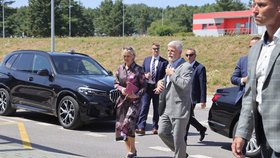 Prezident Petr Pavel se svými bodyguardy (ilustrační foto)