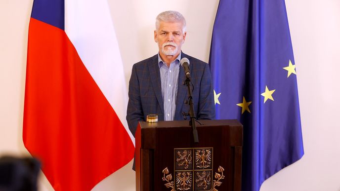 Petr Pavel na mimořádné tiskové konferenci, 27. 1. 2026 Petr Pavel na mimořádné tiskové konferenci, 27. 1. 2026