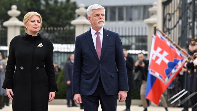 Prezident Petr Pavel při návštěvě Slovenska