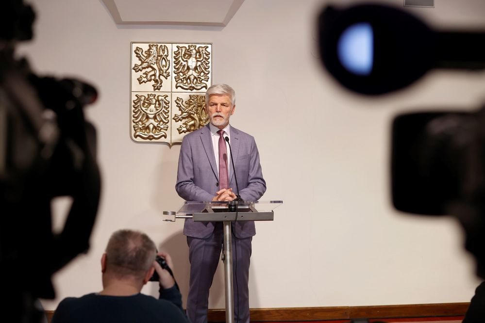 Petr Pavel na tiskové konferenci (20.2.2022)