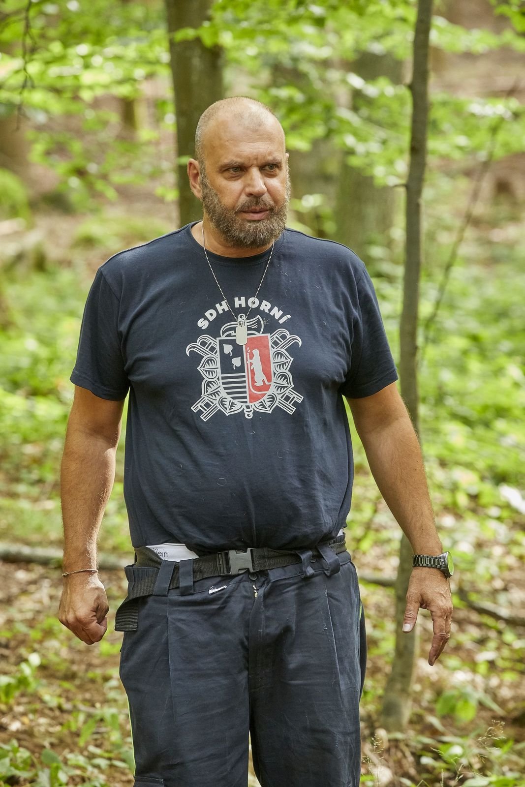 Petr Rychlý (56) coby velitel dobrovolných hasičů se během natáčení seriálu Co ste hasiči dostal do svízelné situace.