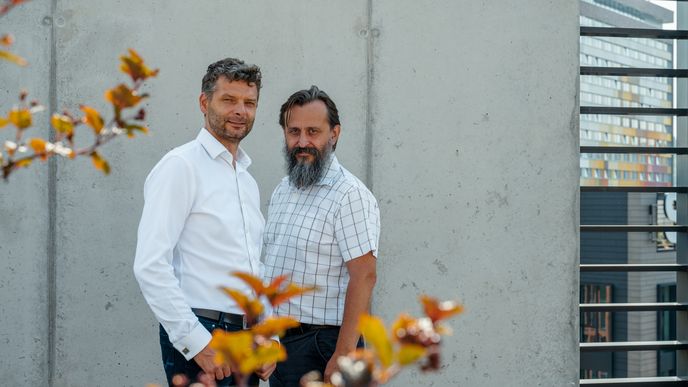 Petr Šimčák, Chief Investment Manager Amundi ČR a Dan Karpíšek, portfolio manažer Amundi ČR 