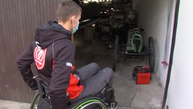 Handicapovanému Petrovi (22) zloděj ukradl kolo: Díky sbírce může nyní znovu sportovat