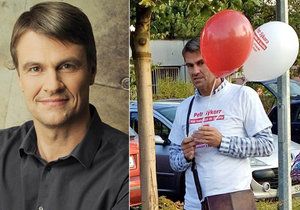 Petr Sýkora ještě před pár dny rozdával v rámci kampaně balónky dětem. V politice ale možná kvůli útokům konkurentů skončí. Je totiž zadlužen a oponenti na to rádi upozorňují.