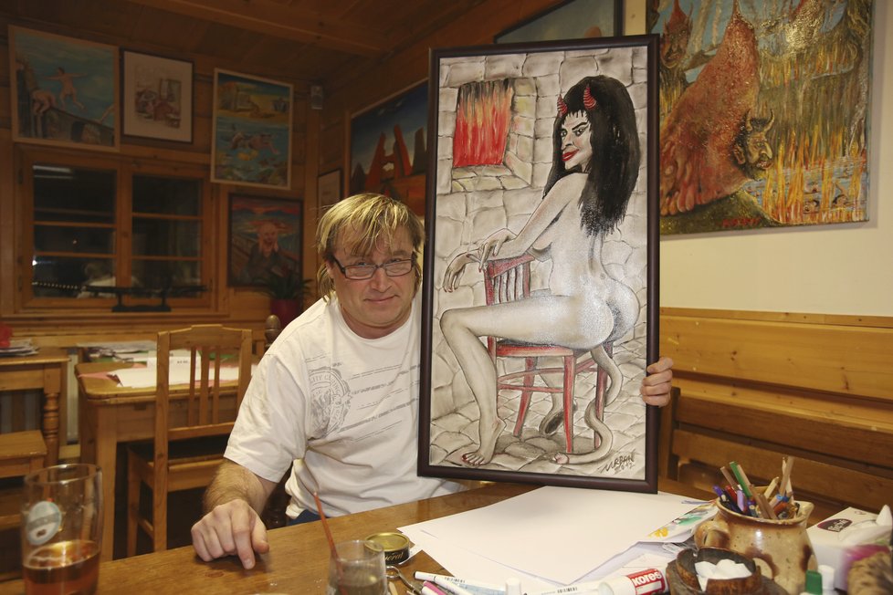 Humorista a kreslíř Petr Urban