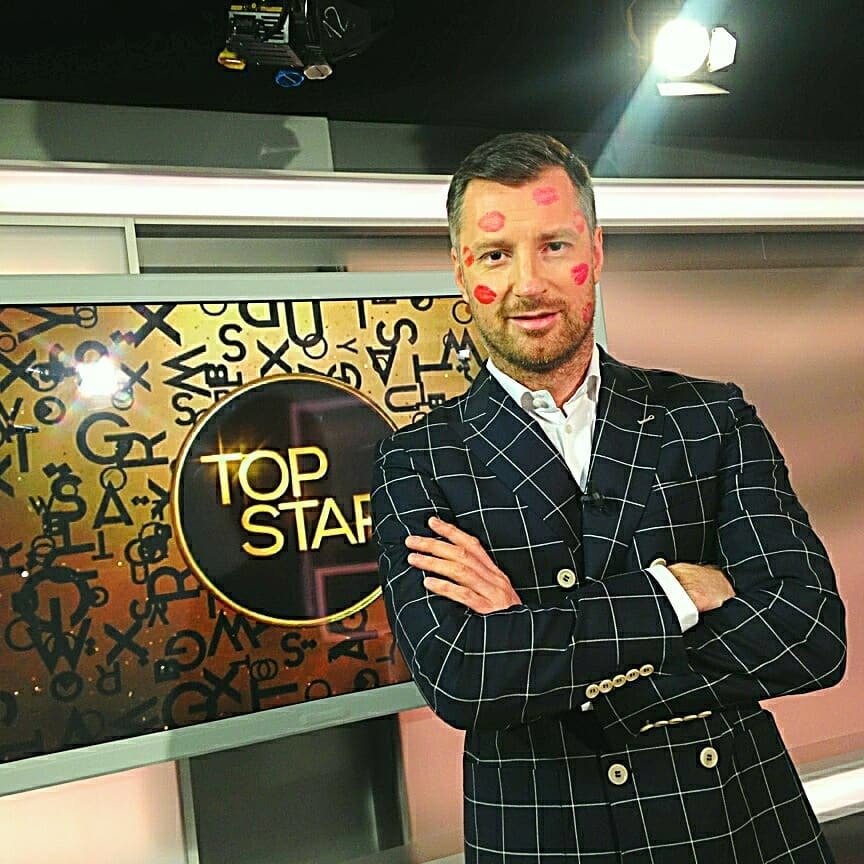 Petr Vágner při moderování Top Staru