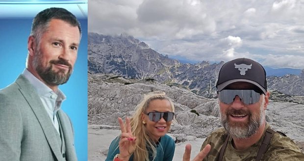 Moderátor Petr Vágner s manželkou byli svědky sesuvu půdy.