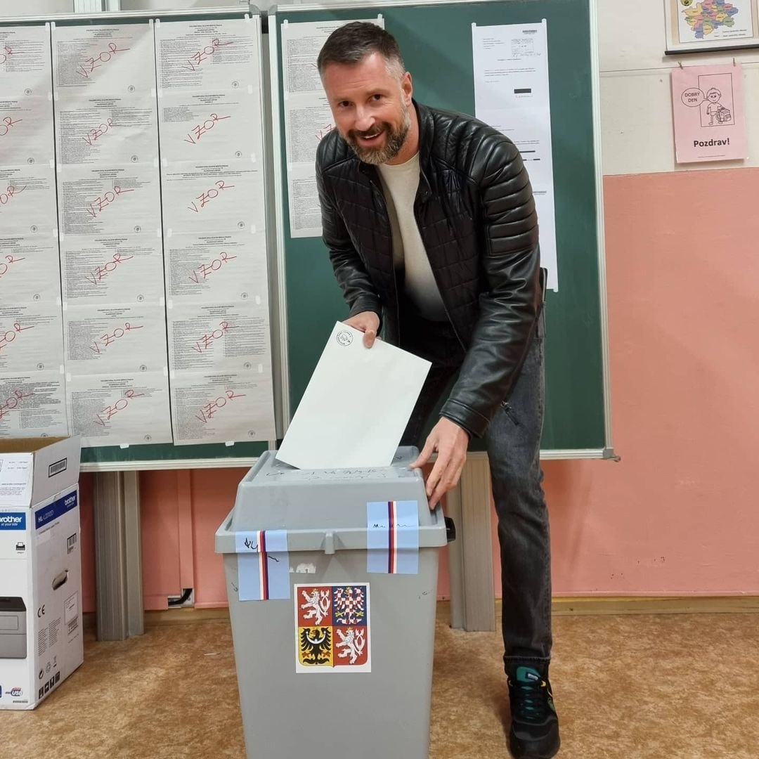 Petr Vágner u voleb