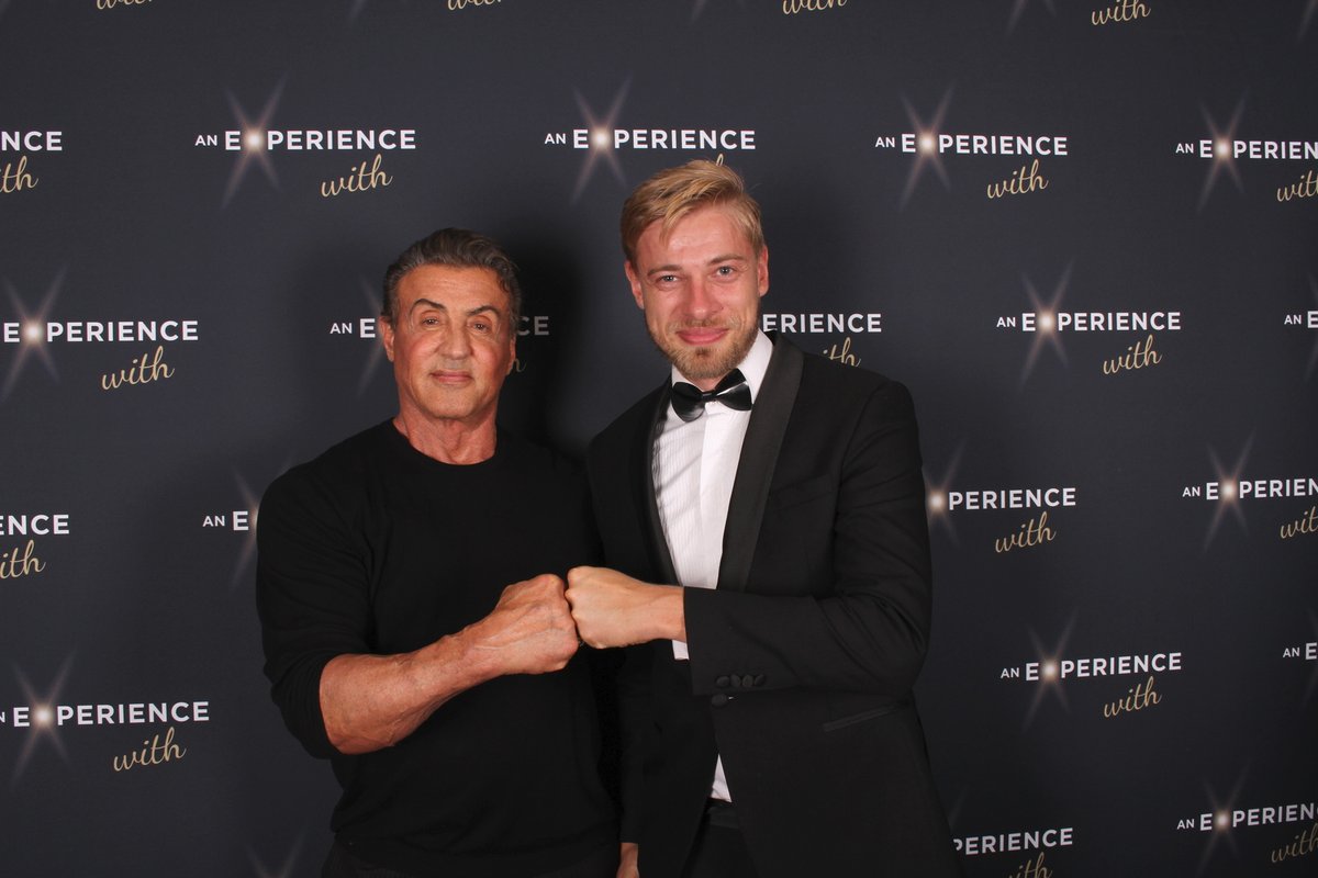 Petr Větrovský se setkal se svým idolem z dětství Sylvestrem Stallonem.