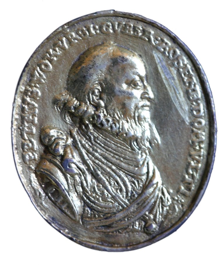 Úmrtní medaile Petra Voka z roku 1611