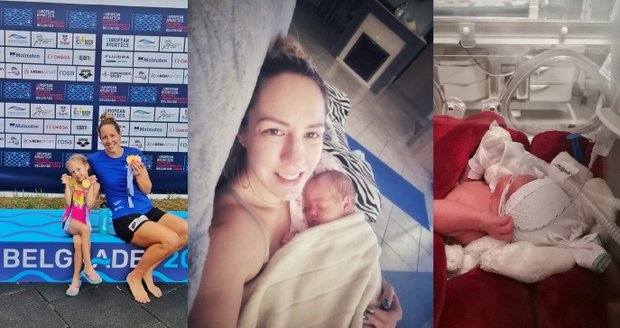 I nedonošené miminko je nejcennějším darem, říká olympijská plavkyně Petra Weber Chocová.
